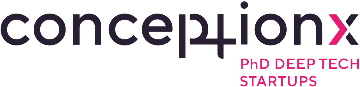 Logo of ConceptionX, PhD Deep Tech Startups – DroneTector Sponsor
